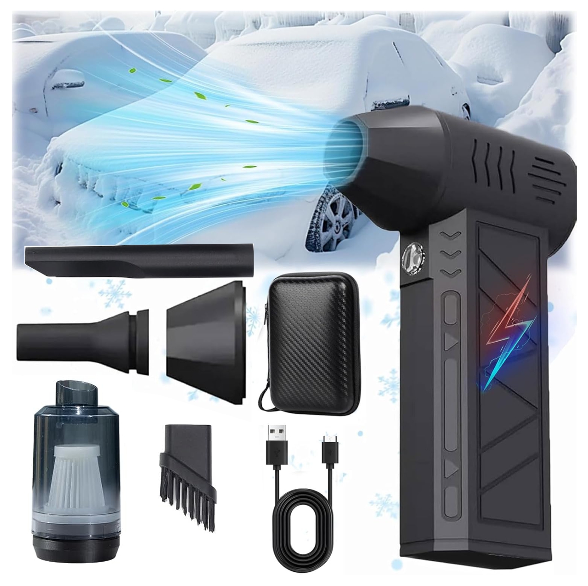 Miniatura 3 de Sopladora Turbo Aspiradora con Estuche